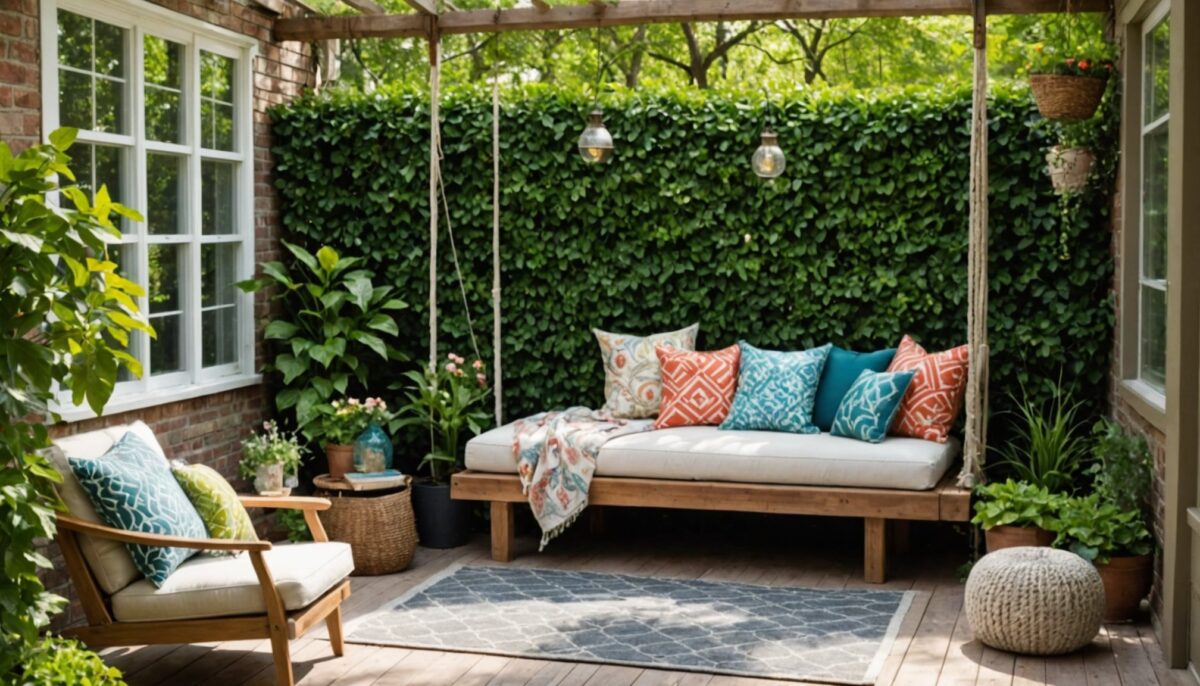 Vos questions sur l'aménagement d'un coin lecture extérieur