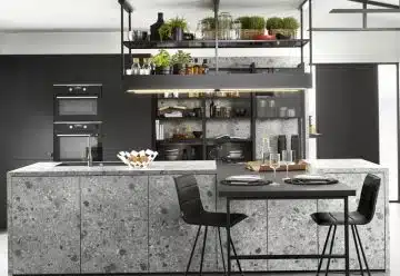 Quels sont les différents choix de terrazzo pour une cuisine moderne et stylée ?