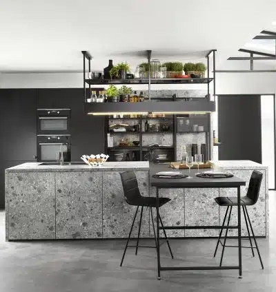 Quels sont les différents choix de terrazzo pour une cuisine moderne et stylée ?