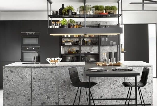Quels sont les différents choix de terrazzo pour une cuisine moderne et stylée ?